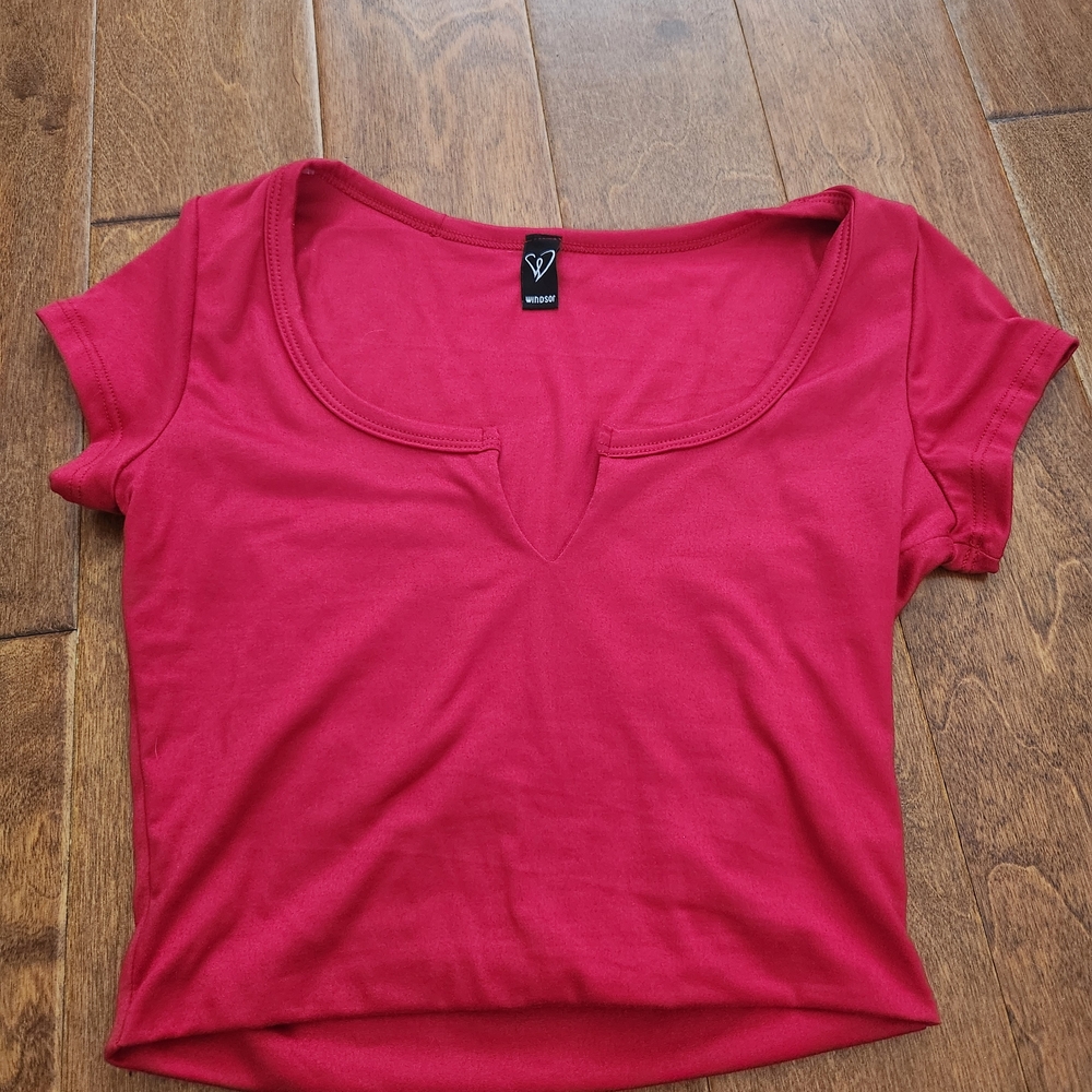 Windsor Red Crop Top